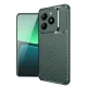 Realme C61 Kılıf Auto Focus Karbon Kapak - Koyu Yeşil