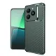 Realme C61 Kılıf Auto Focus Karbon Kapak - Koyu Yeşil