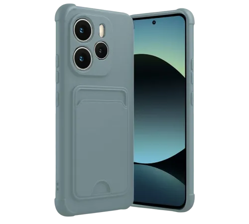 Xiaomi Redmi Note 14 4G Kelvin Kartvizitli Silikon - Açık Yeşil