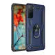 Samsung Galaxy S21 Kılıf Sofya Yüzüklü Silikon Kapak - Lacivert