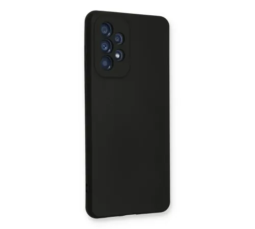 Samsung Galaxy A33 5G Kılıf Nano içi Kadife Silikon - Siyah