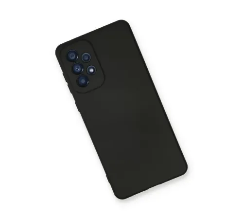 Samsung Galaxy A33 5G Kılıf Nano içi Kadife Silikon - Siyah