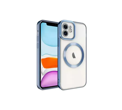 Apple iPhone 11 Kılıf Kross Magneticsafe Kapak - Sierra Blue