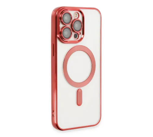 Apple iPhone 13 Pro Max Kılıf Kross Magneticsafe Kapak - Kırmızı