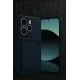 Xiaomi Redmi Note 14 4G Kelvin Kartvizitli Silikon - Koyu Yeşil
