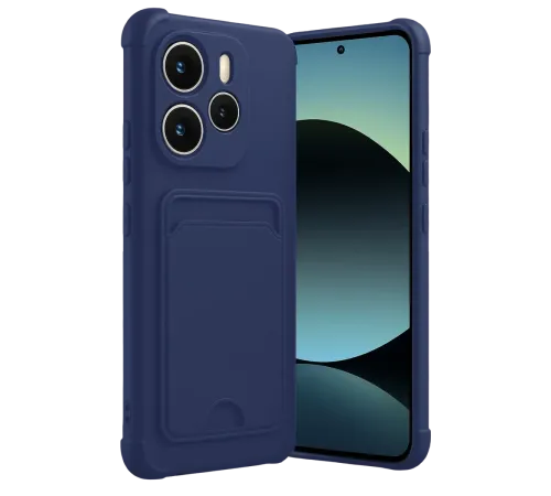 Xiaomi Redmi Note 14 4G Kelvin Kartvizitli Silikon - Lacivert