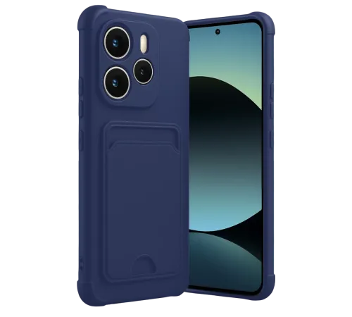 Xiaomi Redmi Note 14 4G Kelvin Kartvizitli Silikon - Lacivert