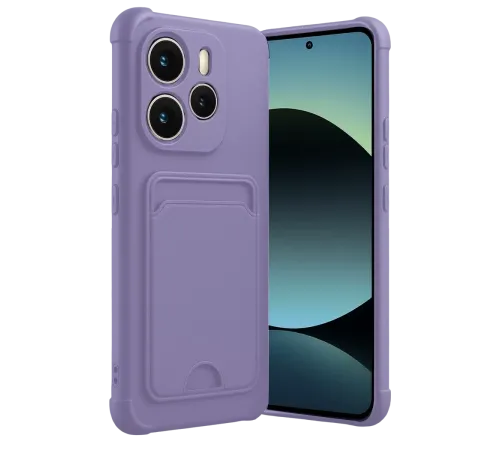 Xiaomi Redmi Note 14 4G Kelvin Kartvizitli Silikon - Lila