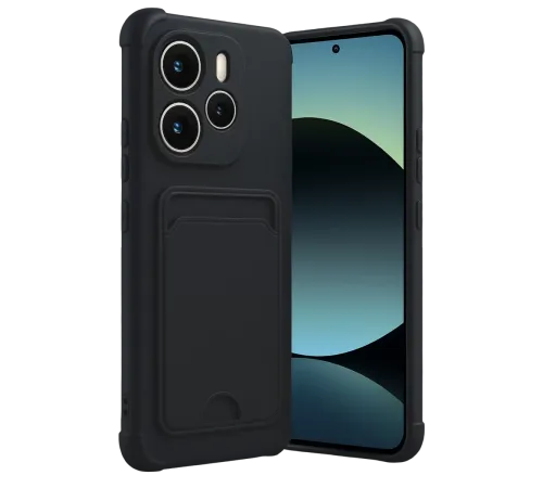 Xiaomi Redmi Note 14 4G Kelvin Kartvizitli Silikon - Siyah