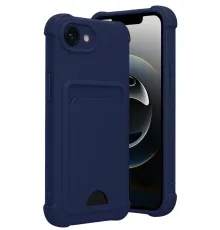 Apple iPhone 16E Kelvin Kartvizitli Silikon - Lacivert