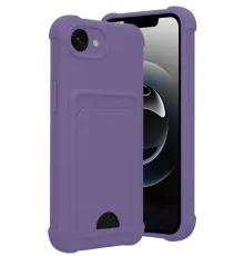 Apple iPhone 16E Kelvin Kartvizitli Silikon - Lila