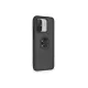 Xiaomi Redmi 12C Kılıf Montreal Yüzüklü Silikon Kapak - Siyah
