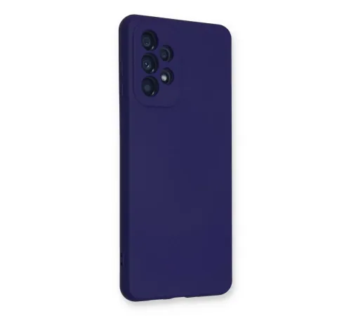 Samsung Galaxy A33 5G Kılıf Nano içi Kadife Silikon - Mor