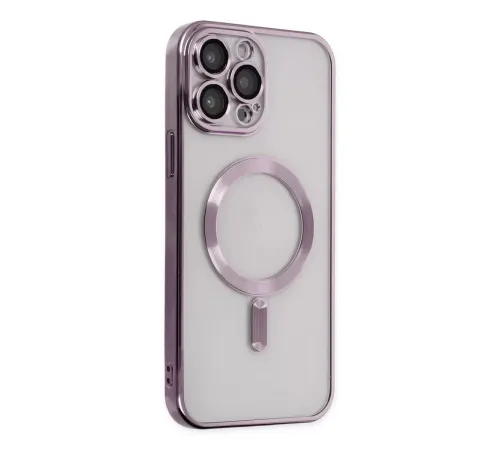 Apple iPhone 13 Pro Max Kılıf Kross Magneticsafe Kapak - Mor