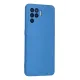 Reno 5 Lite Kılıf Nano içi Kadife Silikon - Mavi