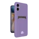 Samsung Galaxy A05 Kelvin Kartvizitli Silikon - Lila