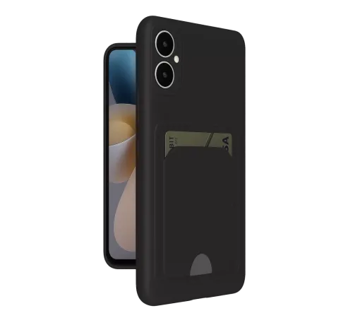 Samsung Galaxy A05 Kelvin Kartvizitli Silikon - Siyah
