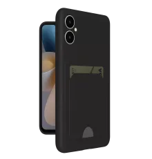 Samsung Galaxy A05 Kelvin Kartvizitli Silikon - Siyah