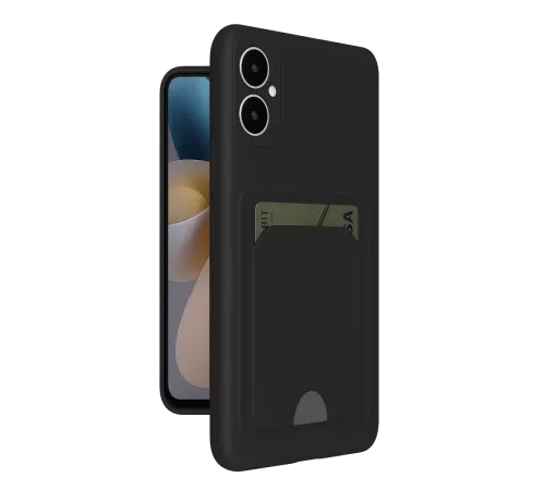Samsung Galaxy A05 Kelvin Kartvizitli Silikon - Siyah
