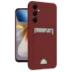 Samsung Galaxy M15 Kelvin Kartvizitli Silikon - Bordo
