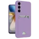 Samsung Galaxy M15 Kelvin Kartvizitli Silikon - Lila