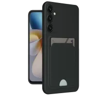 Samsung Galaxy M15 Kelvin Kartvizitli Silikon - Siyah