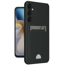 Samsung Galaxy M15 Kelvin Kartvizitli Silikon - Siyah