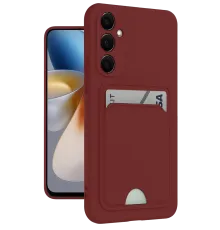 Samsung Galaxy S24 Plus Kelvin Kartvizitli Silikon - Bordo