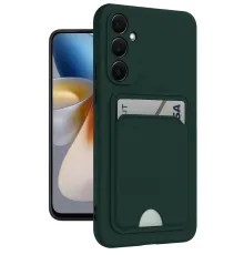 Samsung Galaxy S24 Plus Kelvin Kartvizitli Silikon - Koyu Yeşil