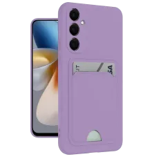 Samsung Galaxy S24 Plus Kelvin Kartvizitli Silikon - Lila