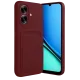 Realme Note 60 Kelvin Kartvizitli Silikon - Bordo