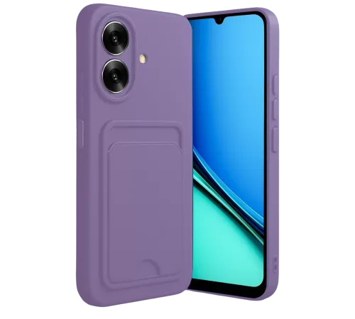 Realme Note 60 Kelvin Kartvizitli Silikon - Lila