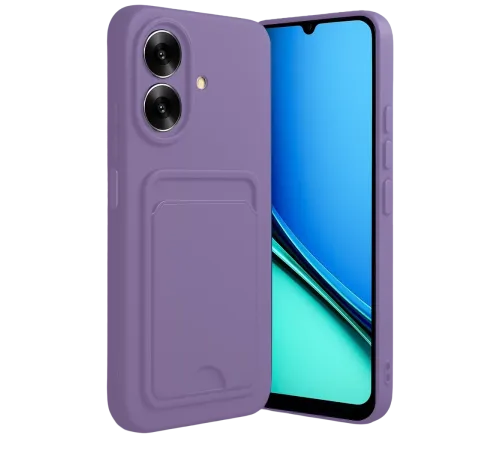 Realme Note 60 Kelvin Kartvizitli Silikon - Lila