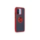 Xiaomi Redmi 12C Kılıf Montreal Yüzüklü Silikon Kapak - Kırmızı