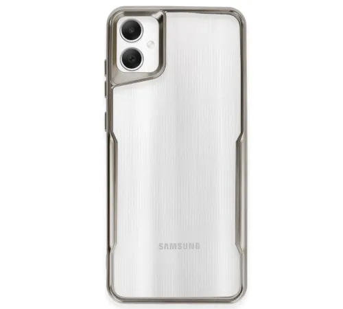 Samsung Galaxy A06 Kılıf Boyi Silikon Kapak - Titan Gri