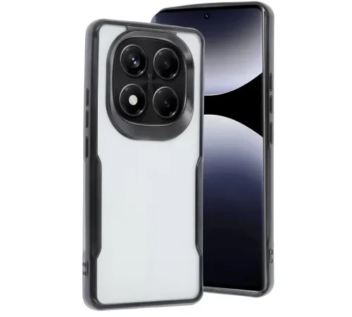 Xiaomi Redmi Note 14 Pro 4G Kılıf Boyi Silikon Kapak - Siyah
