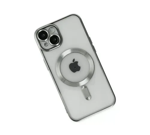 Apple iPhone 14 Kılıf Kross Magneticsafe Kapak - Gümüş