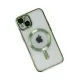 Apple iPhone 14 Kılıf Kross Magneticsafe Kapak - Koyu Yeşil