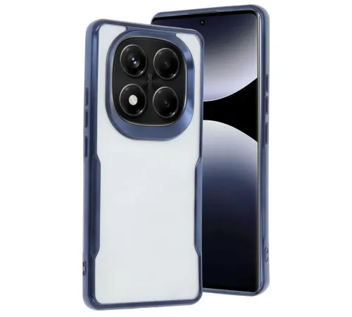 Xiaomi Redmi Note 14 Pro 4G Kılıf Boyi Silikon Kapak - Lacivert