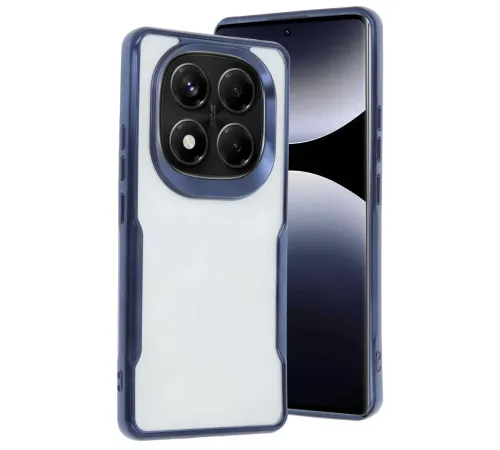 Xiaomi Redmi Note 14 Pro 5G Kılıf Boyi Silikon Kapak - Lacivert