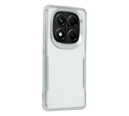 Xiaomi Redmi Note 14 Pro 5G Kılıf Boyi Silikon Kapak - Gümüş