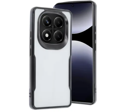 Xiaomi Redmi Note 14 Pro Plus Kılıf Boyi Silikon Kapak - Siyah