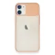 Apple iPhone 11 Kılıf Palm Buzlu Kamera Sürgülü Silikon - Pembe