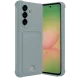 Samsung Galaxy A56 Kılıf Kelvin Kartvizitli Silikon - Açık Yeşil