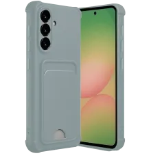 Samsung Galaxy A56 Kılıf Kelvin Kartvizitli Silikon - Açık Yeşil