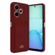 Xiaomi Redmi 13 4G Kılıf Kelvin Kartvizitli Silikon - Bordo