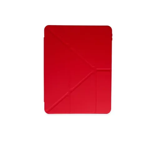 Apple iPad Pro 11 (2024) Kılıf Kalemlikli Mars Tablet Kılıfı - Kırmızı