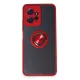 Xiaomi Redmi Note 12 4G Kılıf Montreal Yüzüklü Silikon Kapak - Kırmızı