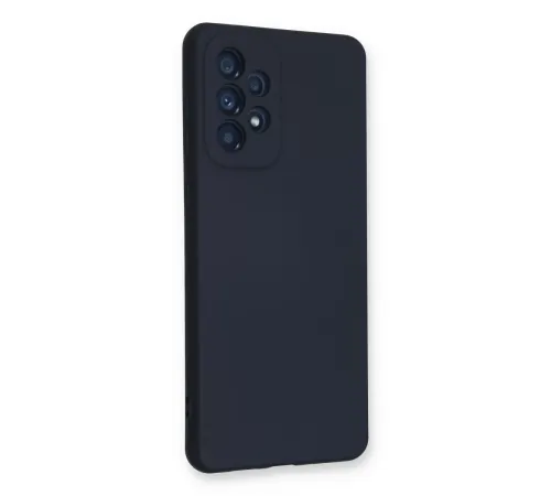 Samsung Galaxy A53 5G Kılıf Nano içi Kadife Silikon - Lacivert