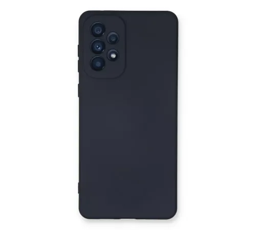 Samsung Galaxy A53 5G Kılıf Nano içi Kadife Silikon - Lacivert